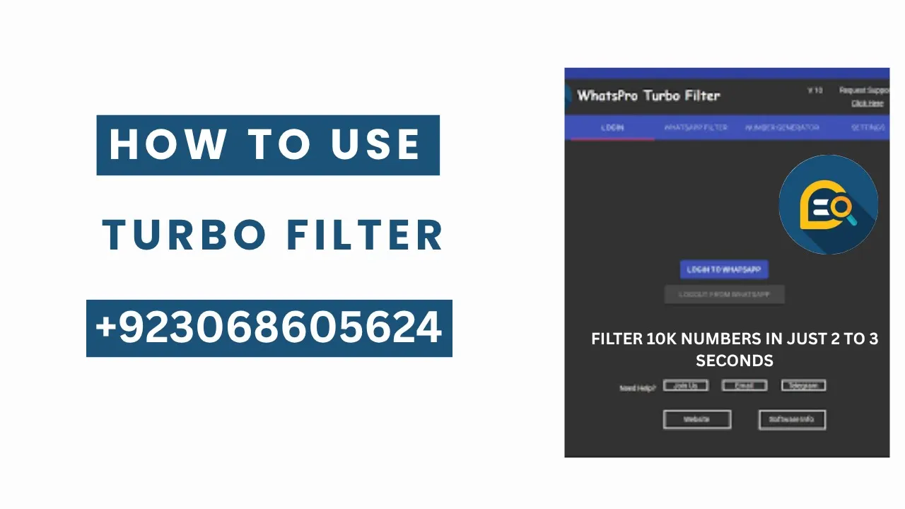 Turbo WhatsApp Filter 2025 | WhatsApp Turbo Filter complete tutorial | Filter Active WhatsApp Number